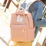 Cute Canvas fashion Backpack female kanken backpack design for girls leisure travel school  bags