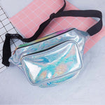 8 Colors New Holographic Waist Bag For Women Laser Fanny Pack Belt Bag Bum Bag Unisex Banana Bags