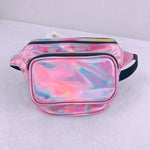 8 Colors New Holographic Waist Bag For Women Laser Fanny Pack Belt Bag Bum Bag Unisex Banana Bags