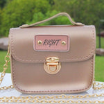 Girls Mini Cute Chain Crossbody Bags PU Leather Coin Purse Small Messenger Bags Kids Round Shoulder Bags Protable Handbags