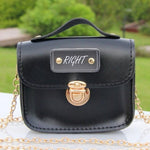 Girls Mini Cute Chain Crossbody Bags PU Leather Coin Purse Small Messenger Bags Kids Round Shoulder Bags Protable Handbags
