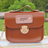 Girls Mini Cute Chain Crossbody Bags PU Leather Coin Purse Small Messenger Bags Kids Round Shoulder Bags Protable Handbags