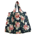 2018 New Lady Foldable Recycle Shopping Bag Eco Reusable Shopping Tote Bag Cartoon Floral Fruit Vegetable Grocery FS11
