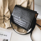 European Fashion Simple Women's Designer Handbag 2018 New Quality PU Leather Women Tote bag Alligator Shoulder Crossbody Bags