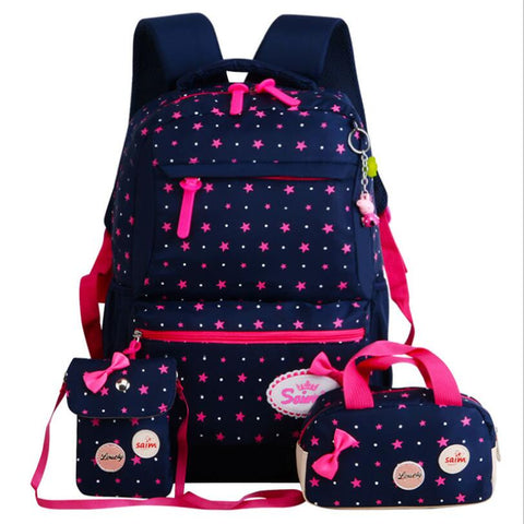 Star Printing Children School Bags For Girls Teenagers Backpacks Kids Orthopedics Schoolbags Backpack mochila infantil