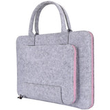 11 13 14 15.6 17.3 Inch Super Light Solid Wool Felt Laptop Bag Handbag for MacBook Lenovo Dell HP Asus Computer Bag Men Women