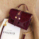 Leopard Crossbody Bags For Women with Zipper Decoration Ladies Chain Handbags And Purses Patent leather Small  Shoulder Bag