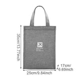 Fashion Portable Thermal Lunch Bag Food Fresh Bento Pouch Office Picnic Drink Cold Insulation Organizer Tote Accessories Supply