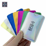 Anti Rfid Wallet Blocking Reader Lock Bank Card Holder Id Bank Card Case Protection Metal Credit NFC Holder Aluminium 6*9.3cm