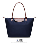 2019 Famous Brands Women Bags Shoulder Bag Handbag Waterproof Nylon Leather Beach bag Designer Folding Tote Bolsa Sac Feminina