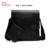 Men Tote Bags Set JEEP BULUO Famous Brand New Fashion Man Leather Messenger Bag Male Cross Body Shoulder Business Bags For Men