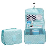 Waterproof Portable Polyester Travel Cosmetic Bag Neceser Hanging Wash Bag Neutral  Make Up Bag Organizer Bathroom Wash Bag