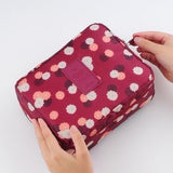 Waterproof Portable Polyester Travel Cosmetic Bag Neceser Hanging Wash Bag Neutral  Make Up Bag Organizer Bathroom Wash Bag