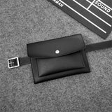 DCOS-Fashion Women Bag PU leather Waist Pack Femal Belt Bag Phone Pouch Bags Hotsale Women Waist Packs