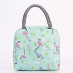 Functional Pattern Cooler Lunch Box Portable Insulated Canvas Lunch Bag Thermal Food Picnic Lunch Bags For Women Kids