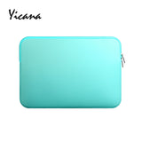 Upgrade 11 13 14 15.6 inch Laptop Sleeve case For Macbook Air Pro Ultra-book Notebook computer Soft Plush lining Zipper Bag