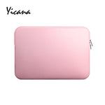 Upgrade 11 13 14 15.6 inch Laptop Sleeve case For Macbook Air Pro Ultra-book Notebook computer Soft Plush lining Zipper Bag