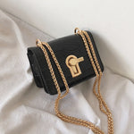 Mini Square Flip bag 2019 Summer New Quality PU Leather Women's Designer Handbag Stone pattern Lock Chain Shoulder Messenger Bag
