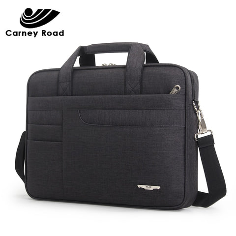 Brand Waterproof Men Women 14 15.6 inch Laptop Briefcase Business Handbag for Men Large Capacity Messenger Shoulder Bag