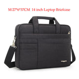 Brand Waterproof Men Women 14 15.6 inch Laptop Briefcase Business Handbag for Men Large Capacity Messenger Shoulder Bag