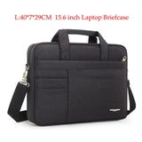 Brand Waterproof Men Women 14 15.6 inch Laptop Briefcase Business Handbag for Men Large Capacity Messenger Shoulder Bag