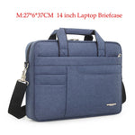 Brand Waterproof Men Women 14 15.6 inch Laptop Briefcase Business Handbag for Men Large Capacity Messenger Shoulder Bag