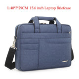 Brand Waterproof Men Women 14 15.6 inch Laptop Briefcase Business Handbag for Men Large Capacity Messenger Shoulder Bag