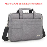 Brand Waterproof Men Women 14 15.6 inch Laptop Briefcase Business Handbag for Men Large Capacity Messenger Shoulder Bag