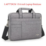 Brand Waterproof Men Women 14 15.6 inch Laptop Briefcase Business Handbag for Men Large Capacity Messenger Shoulder Bag