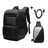 men's backpacks USB interface Shoulders Anti-theft Travel Backpack 15-17 inch waterproof laptop backpack mochila masculina