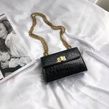 Stone pattern Mini Crossbody bags For Women 2019 Quality PU Leather Ladies Chain Designer Handbags Lock Shoulder Messenger Bag