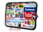 Fasion Laptop Sleeve Tablet Bag Notebook Case For 10.1 12 15.4 15.6 17 13.3 14" inch Computer For Samsung iPad Asus Acer Lenovo