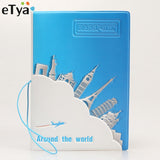 eTya Fashion Travel Passport Covers PVC Leather Passport Credit  Holder Bag Case Wallet Purse Student Kids Gift